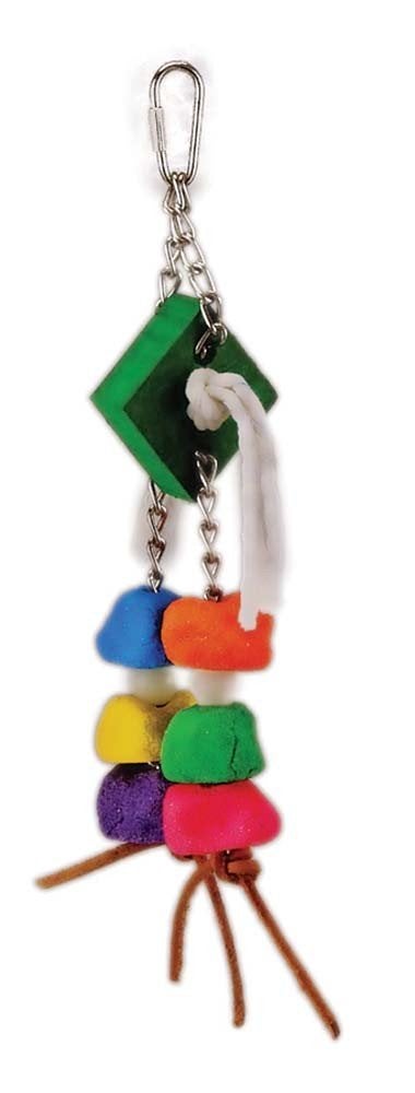 PH Prevue Hendryx Prevue Hendryx Cosmic Crunch Comet Bird Toy - Image 1