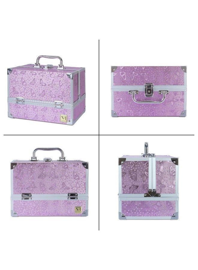 NFI essentials حقيبة مكياج أساسية NFI صندوق مستحضرات التجميل صندوق العروس صندوق المكياج صندوق العروس حقيبة تجميل منظم لحقيبة مكياج الزفاف - Image 2