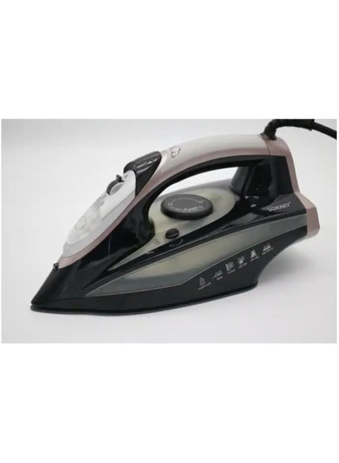 Sokany Garment Iron 2400W - Black - AJ-2053 - Image 4