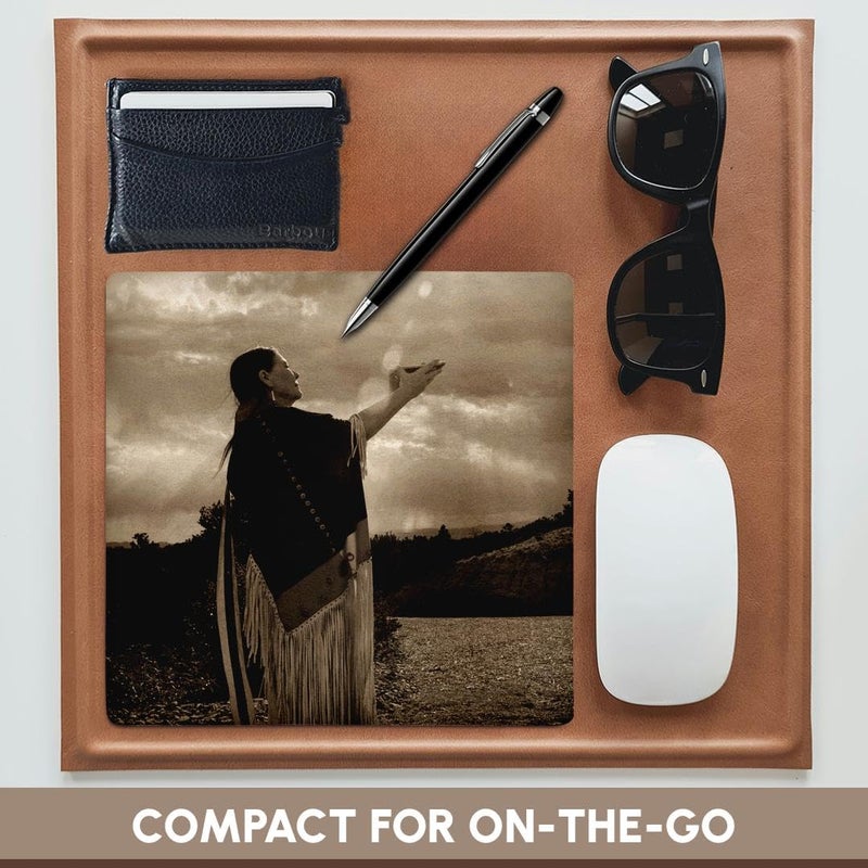 3dRose LLC 8 x 8 x 0.25 Inches Mouse Pad, Native American Medicine Woman Santa Fe Nm Julien McRoberts (mp_92694_1) - Image 4