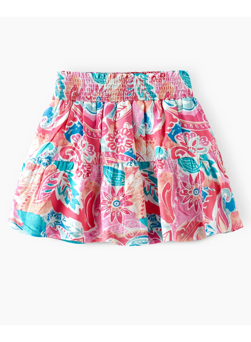 Jelliene Sunshine Twirls: Girls' Flowy Skirt Breezy Comfort & Summertime Flair