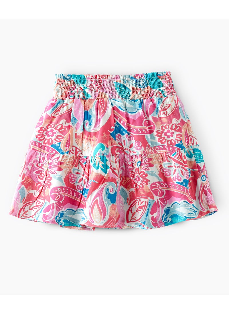Jelliene Sunshine Twirls: Girls' Flowy Skirt Breezy Comfort & Summertime Flair  - Image 1