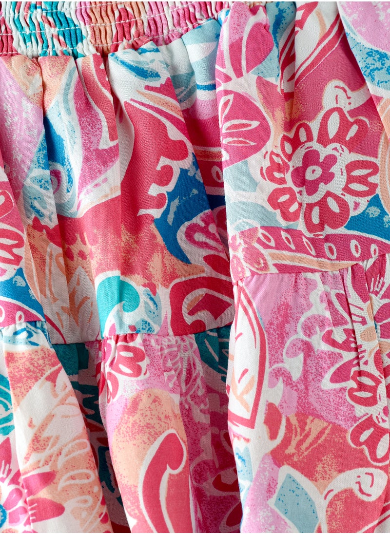 Jelliene Sunshine Twirls: Girls' Flowy Skirt Breezy Comfort & Summertime Flair  - Image 3