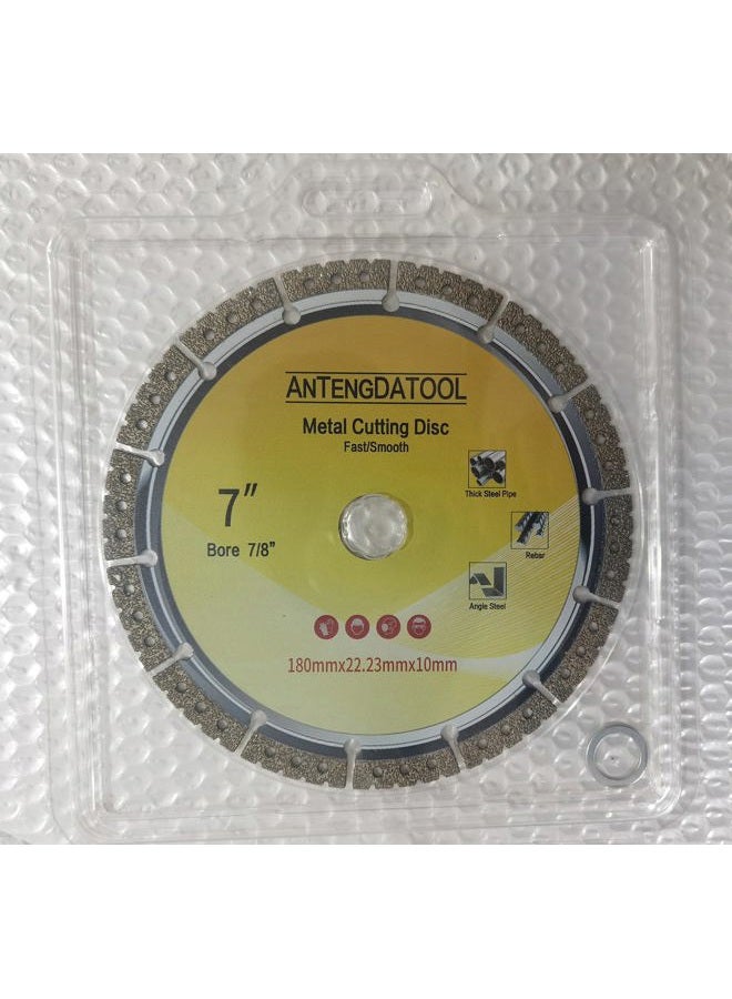 ANTENGDATOOL 7 Inch Metal Cutting Diamond Blade, 7"x 7/8"-5/8" Fast and Smooth Cut Off Wheel for Cast Iron Rebar Carbide Stainless Steel by ANTENGDATOOL - Image 2