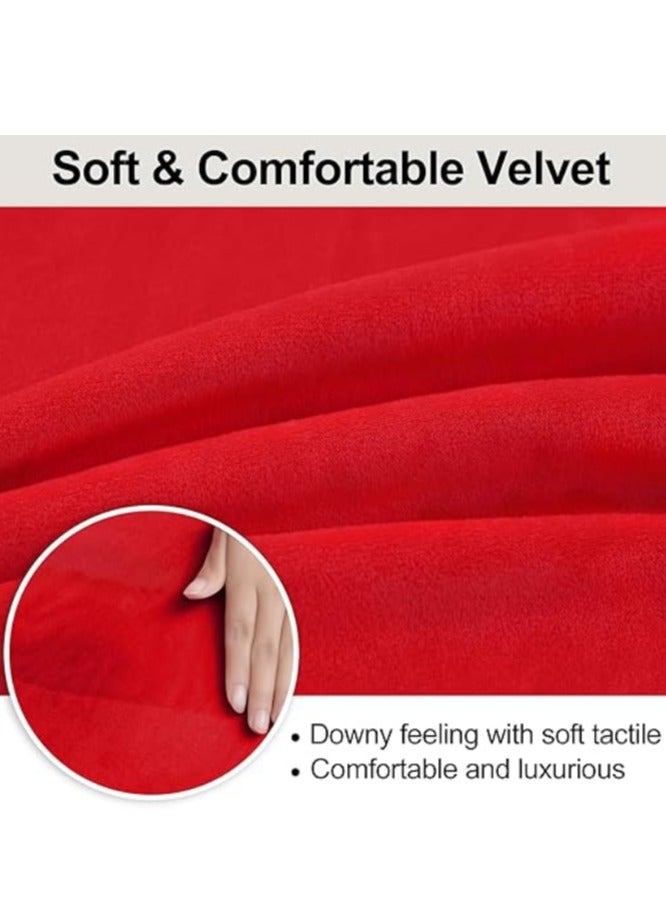 6 PCS كرسي غطاء تمديد كرسي الطعام يغطي قابلة للإزالة الغسيل كرسي المنزل فندق مطعم كرسي غطاء أربعة مواسم غطاء الكرسي العالمي لغرفة الطعام ، مأدبة ، فندق (أحمر) - Image 4