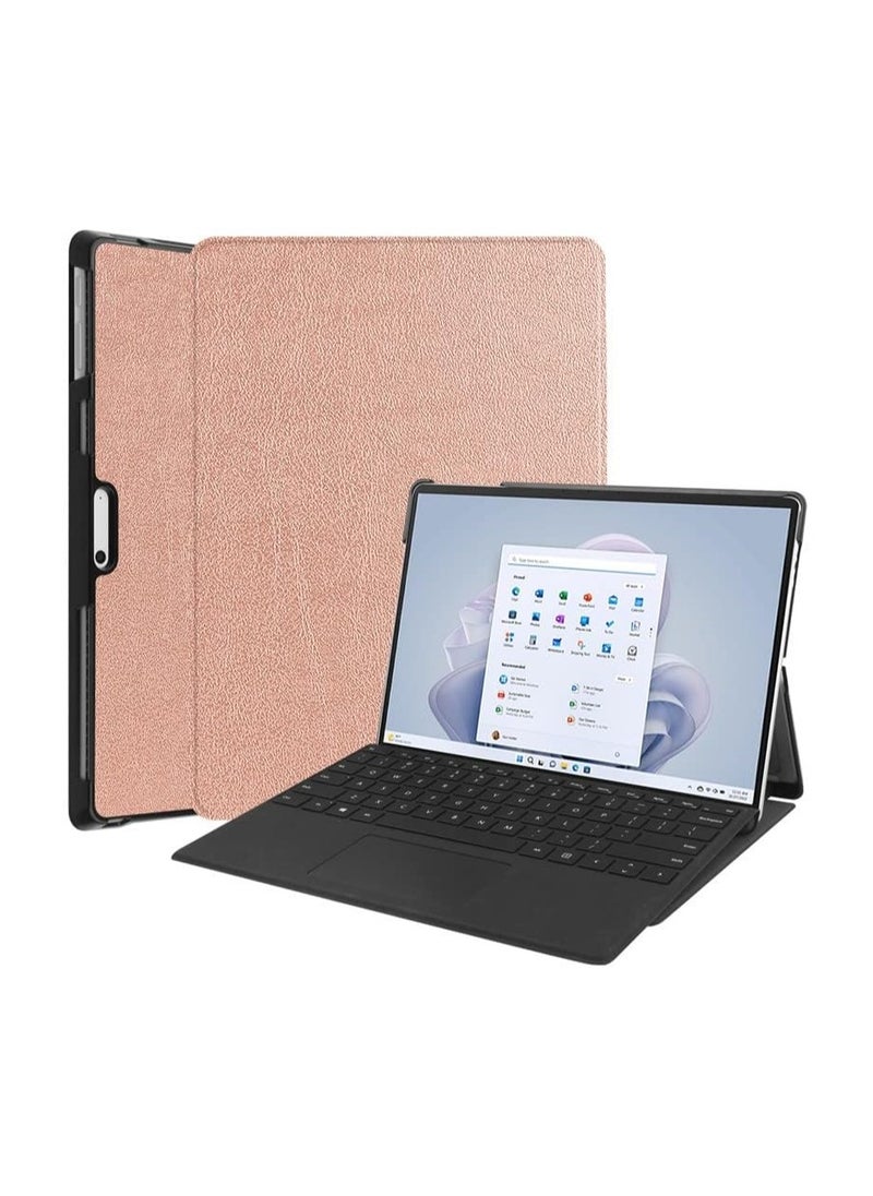 General - Compatible with Microsoft Surface Pro 11 (2024) 13-inch case PU leather clamshell stand Hard PC back case for Funda Surface Pro 11 tablet case - Image 1