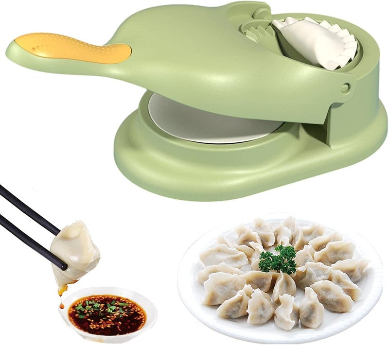 LYAWA 2 in 1 Puri and Momos Maker Machine with Handle, Manual Press Tool for Stuffed Momos, Dumplings, Gujiya, Samosa, Puri Pressing and Dough Shaping (Multicolor) - Image 4