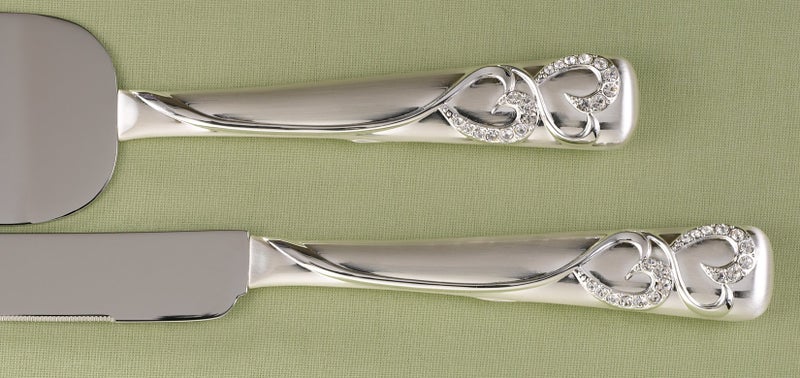Hortense B. Hewitt Sparking Love Cake Knife and Server Set, Standard - Image 2