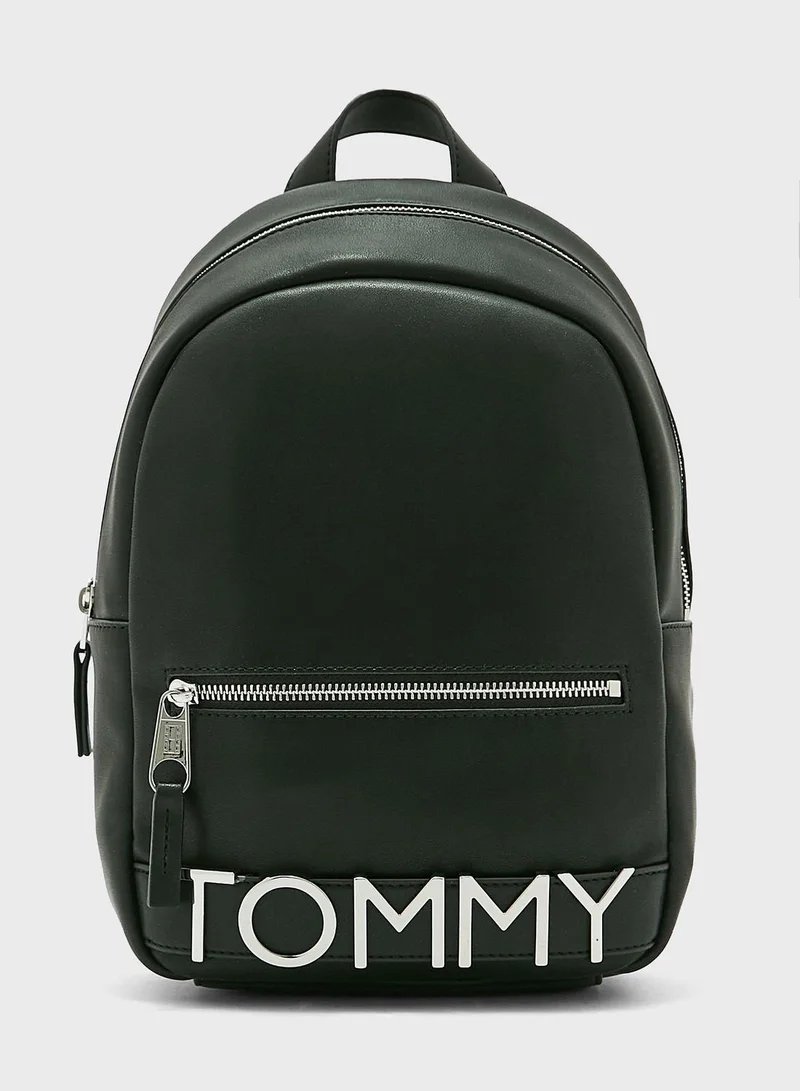 TOMMY HILFIGER Logo Detailed Top Handle Backpack