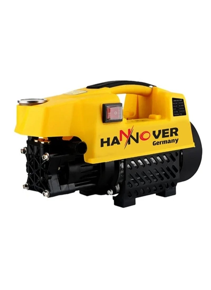 Hannover Germany High Pressure Car Washer Cleaner Pump with Professional Foam Bottle, Brass Connector & All The Required Accessories with 1800watts Motor and 140Bar  - Image 1