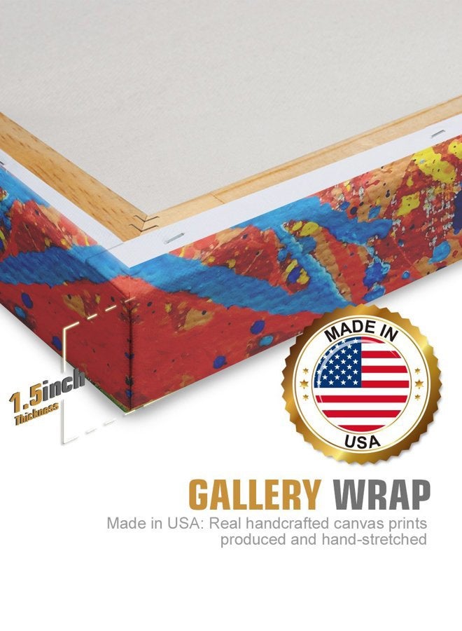 IPIC Abstract Jackson Pollock Style Artwork. Giclee Print on Canvas Wall Art for Home Decor. 36x24 - Image 4