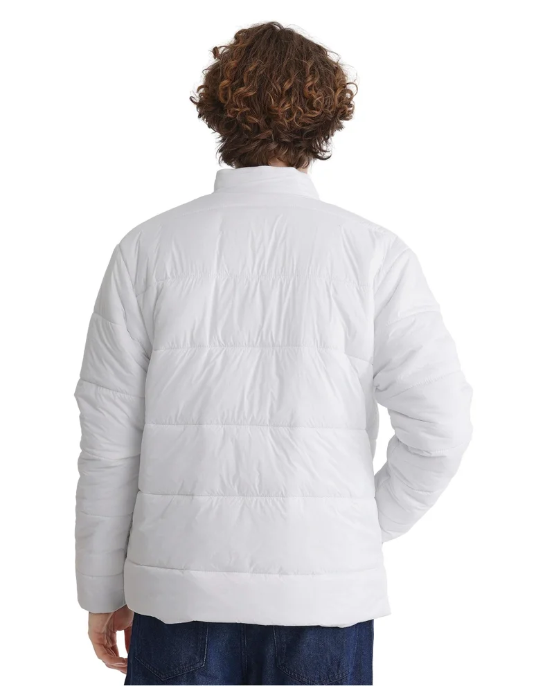 Rare Rabbit Men's Nylon High Collar Hd Print Jacket