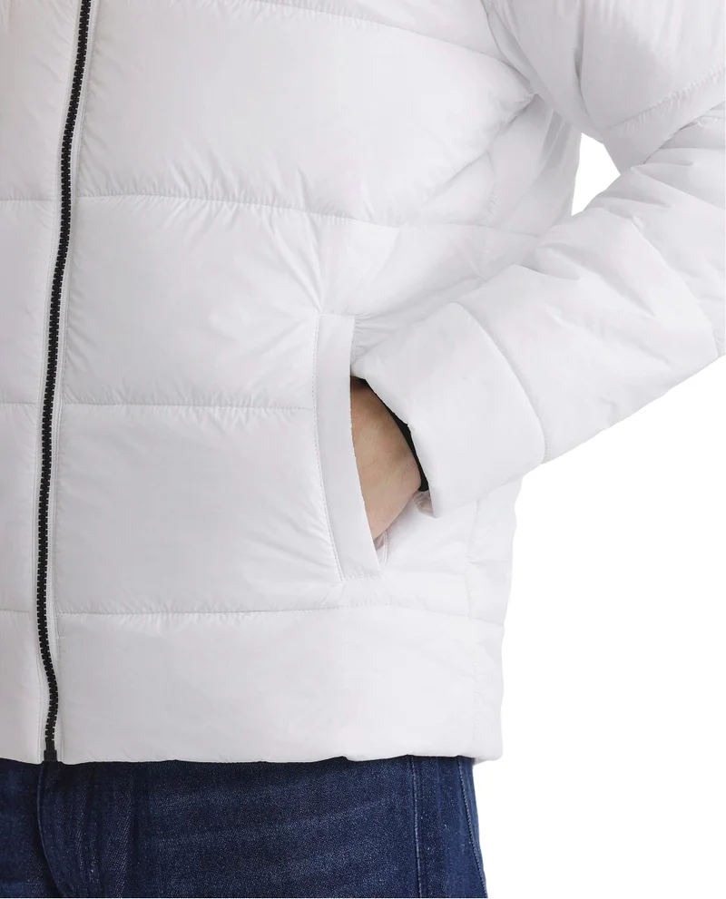 Rare Rabbit Men's Nylon High Collar Hd Print Jacket