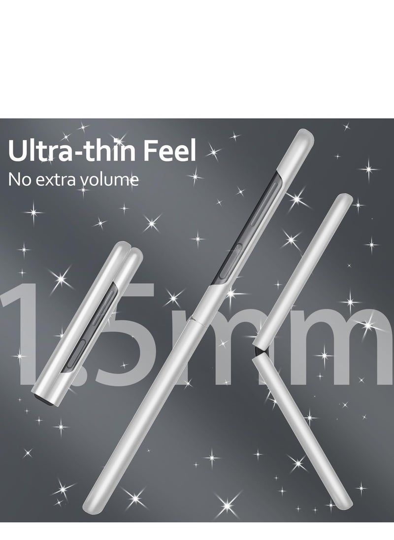 SYOSI جراب Z Flip 5 Glitter لهاتف Samsung Galaxy Z Flip5 5G للنساء والفتيات، جراب فاخر مرصع بأحجار الراين اللامعة والألماس لهاتف Samsung Flip 5، جراب كريستالي لامع مقاس 6.7 بوصة (فضي)  - Image 4