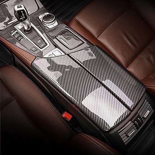 CHUANGHUI For BMW 5 Series 520i 528i 530i 535d 535i 550i 2011-2016 ABS Carbon Fiber Color Car Interior Center Armrest Box Covers Console Box Storage Box Trim Cover - Image 3