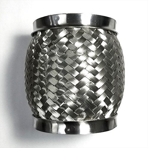 Ticon 3" Exhaust Flex Coupling Joint Bellow with Interlock Liner - SS304 - Stainless Steel 3" x 4" OAL - Image 4