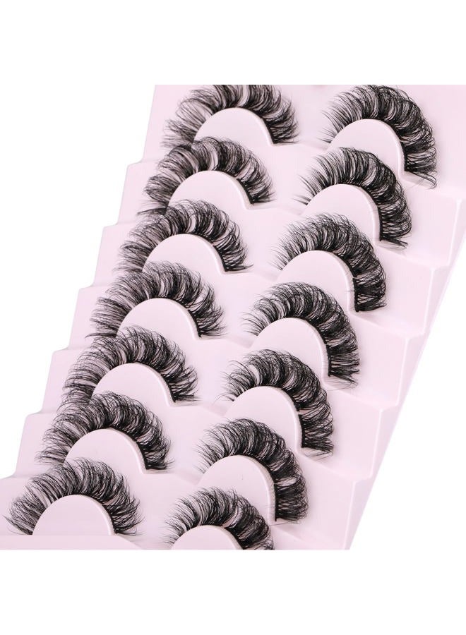 Focipeysa Natural Cluster Lashes Extensions Wispy Natural Look False Eyelashes Individual Lashes 3D Strips Eyelash Extensions DIY Lashes 7 Pairs Multipack - Image 5