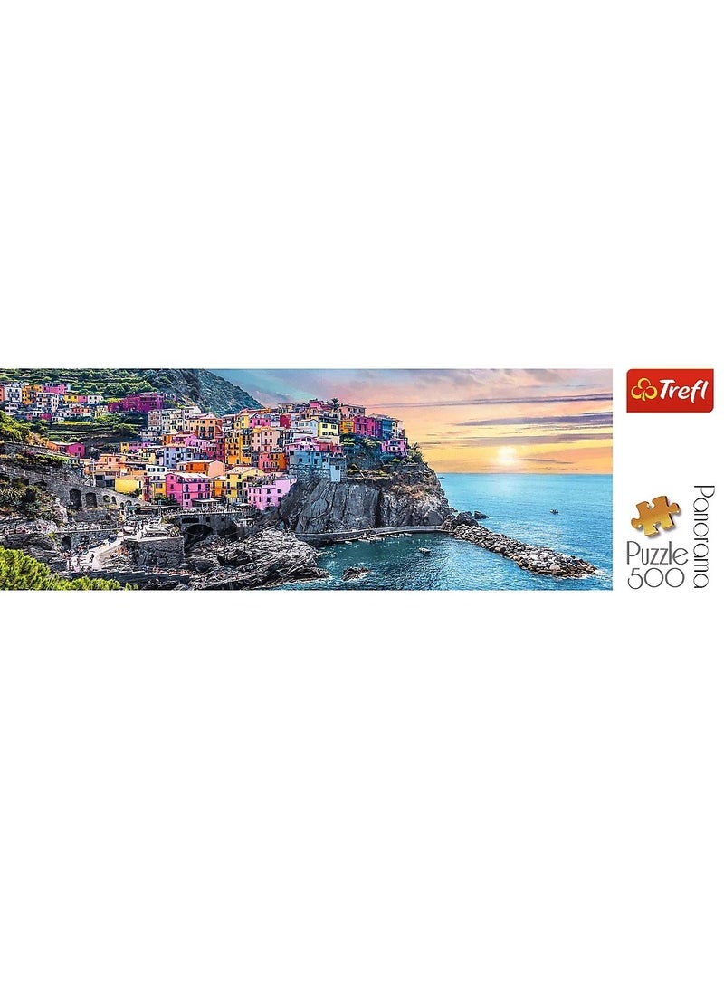 تريفل - بازل بانوراما فيرنازا عند غروب الشمس، إيطاليا 500 قطعة - 29516 - Image 3