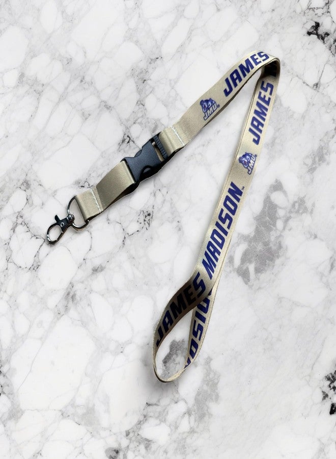 Desert Cactus James Madison University JMU Dukes Car Keys ID Badge Holder Lanyard Keychain Detachable Breakaway Snap Buckle (Gold) - Image 5