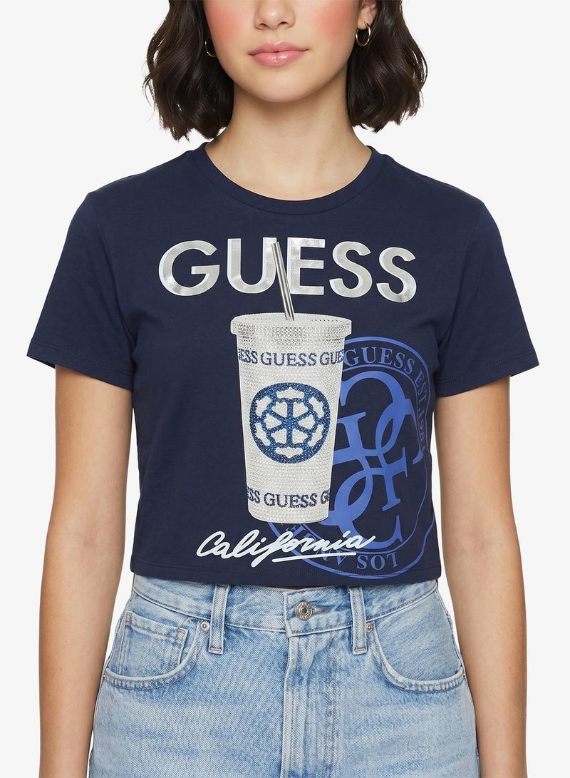 GUESS Youth Graphic Crew Neck T-Shirt - Image 5