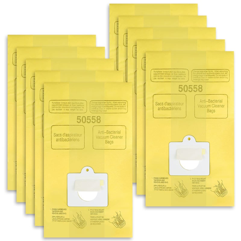 Vacuum Cleaner Bags Fit for Kenmore Canister Type CQ 50555 50557 50558 and Type C5 10PCs By Improvedhand