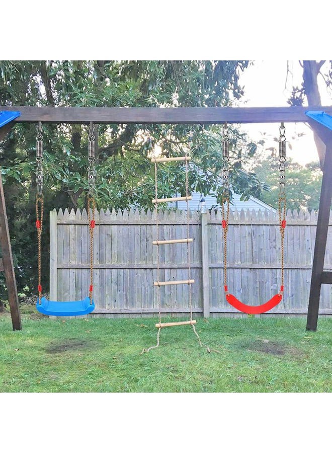 WAREMAID hammock chair hanging kit swing spring hardware, heavy duty suspension swivel hanger hook for punching bags, heavy bag, hanging chair, rocking seat, porch swing, garden, 550 lb - Image 4