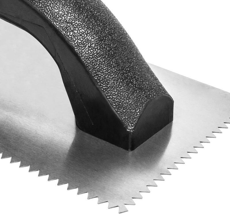 QEP 3/16" x 5/32" V-Notch Economy Flooring Trowel - Image 3