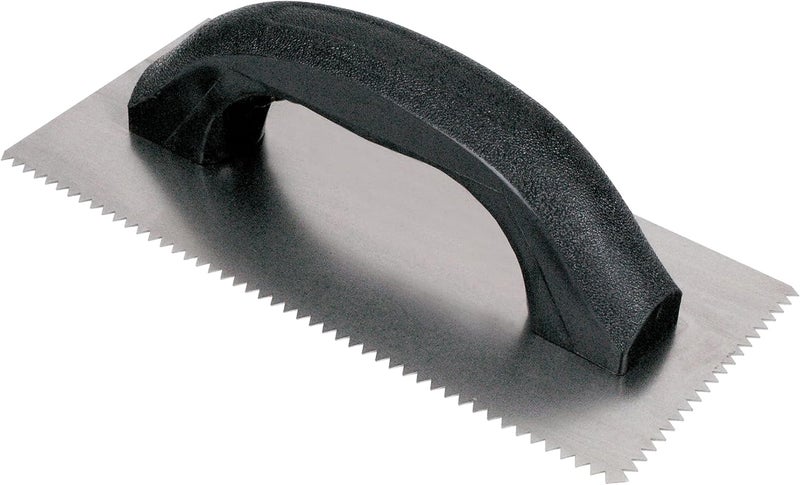 QEP 3/16" x 5/32" V-Notch Economy Flooring Trowel - Image 1
