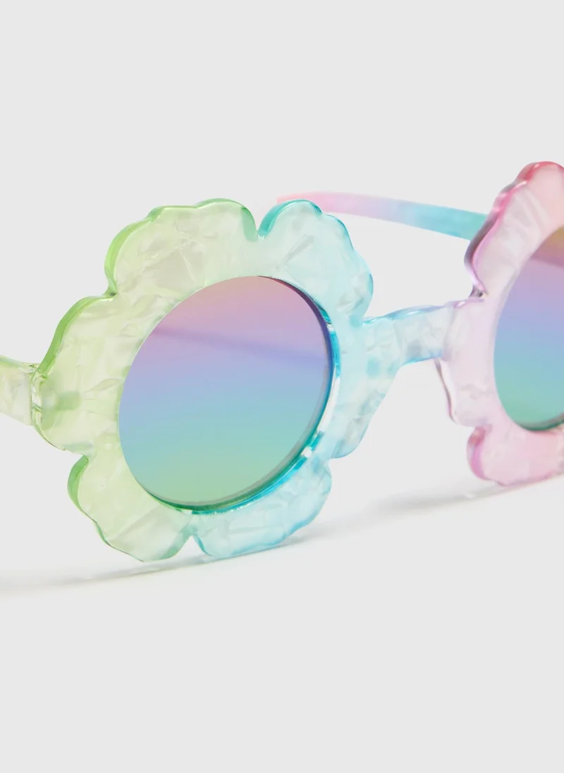 Matalan Girls Multicolour Flower Sunglasses
