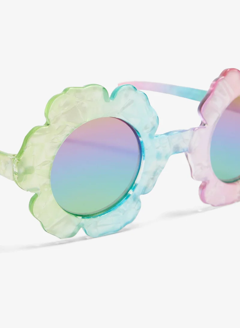Matalan Girls Multicolour Flower Sunglasses