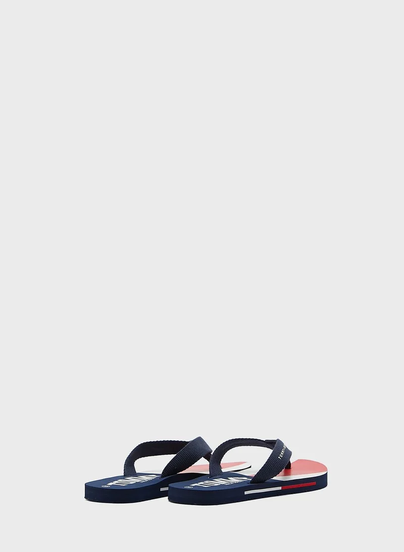 TOMMY HILFIGER Kids Slip On Flip Flop