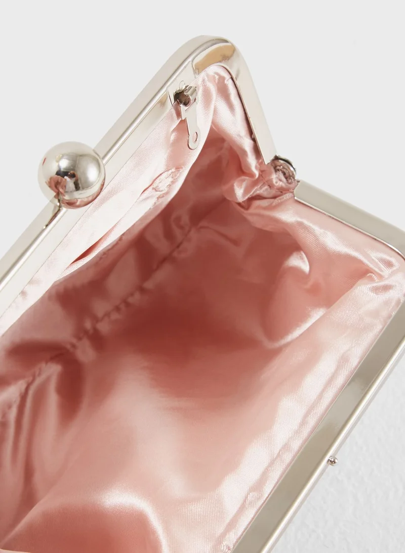 DOROTHY PERKINS Pleat Frame Clutch