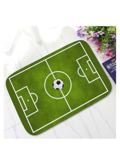 YQbest Football Field Pattern Doormat Carpet Green  - Image 2