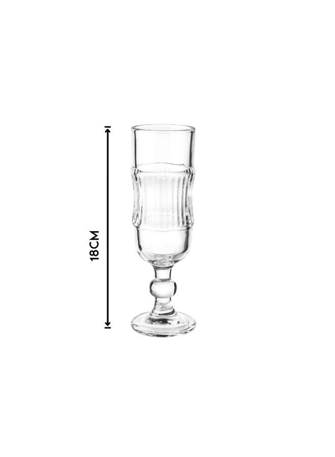 175 ml clear glass juice glasses set - Image 3