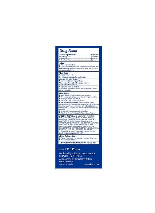 differin - Oil Absorbing Moisturizer with SPF 30, Sunscreen for Face by the makers of Differin Gel, Gentle Skin Care for Acne Prone Sensitive Skin, 4 oz (Packaging May Vary) - Image 1