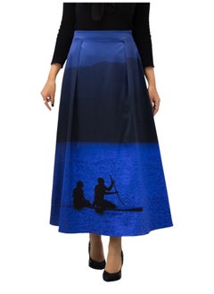 يونيك جرافي High waist Printed Skirt-Nature Skirt from UniqueGraphy  - Image 1