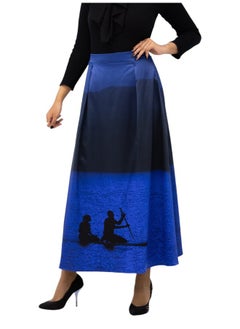 يونيك جرافي High waist Printed Skirt-Nature Skirt from UniqueGraphy  - Image 3