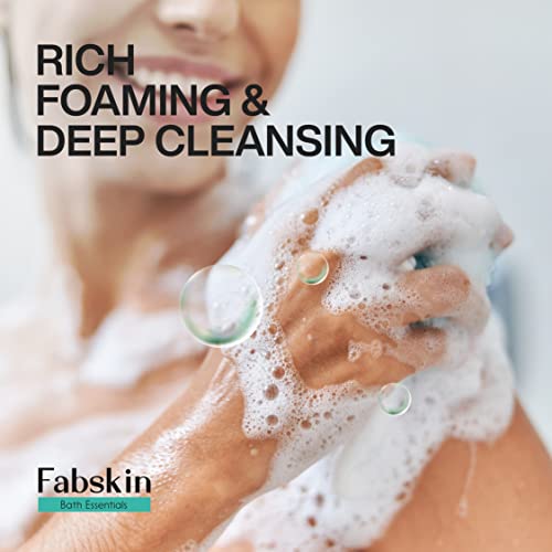 FABSKIN Loofah for Bathing & Scalp Massager Shampoo Brush Combo For Men & Women | Pink - Image 3