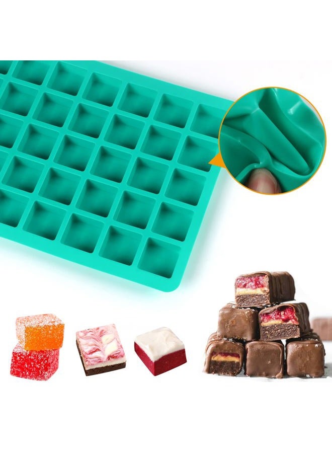 Sidosir 3Pcs Square Caramel Candy Mold Silicone, 40-Cavity Gummy Silicone Molds for Fat Bombs, Chocolate Truffles Mold for Hard Candy, Ice Cube,Jelly - Image 4