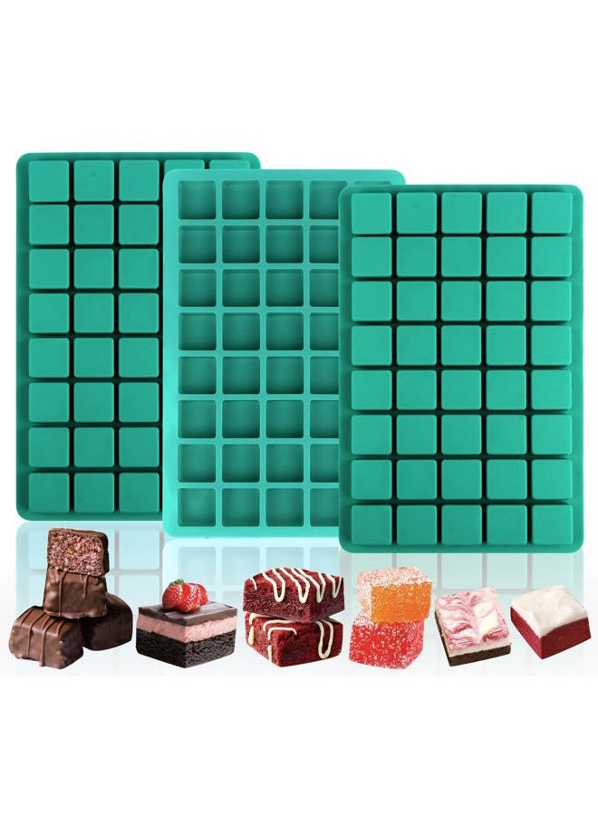 Sidosir 3Pcs Square Caramel Candy Mold Silicone, 40-Cavity Gummy Silicone Molds for Fat Bombs, Chocolate Truffles Mold for Hard Candy, Ice Cube,Jelly - Image 1