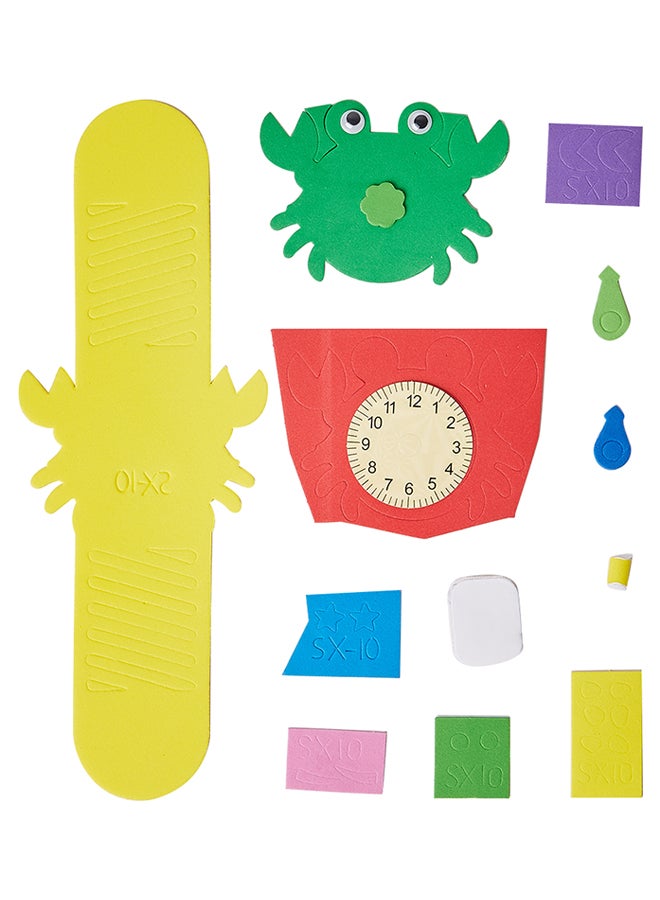 Handmade Watch Clock Learning - ( Crab- M SX-10) 20.5cm  - Image 2