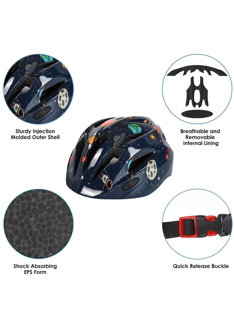 Kids Bike Helmet, Toddler Helmet Adjustable Uni, Toddler Bike Helmet Aged 3-8 Years Old, For Skating, Bike, Scooters and more  - Image 4