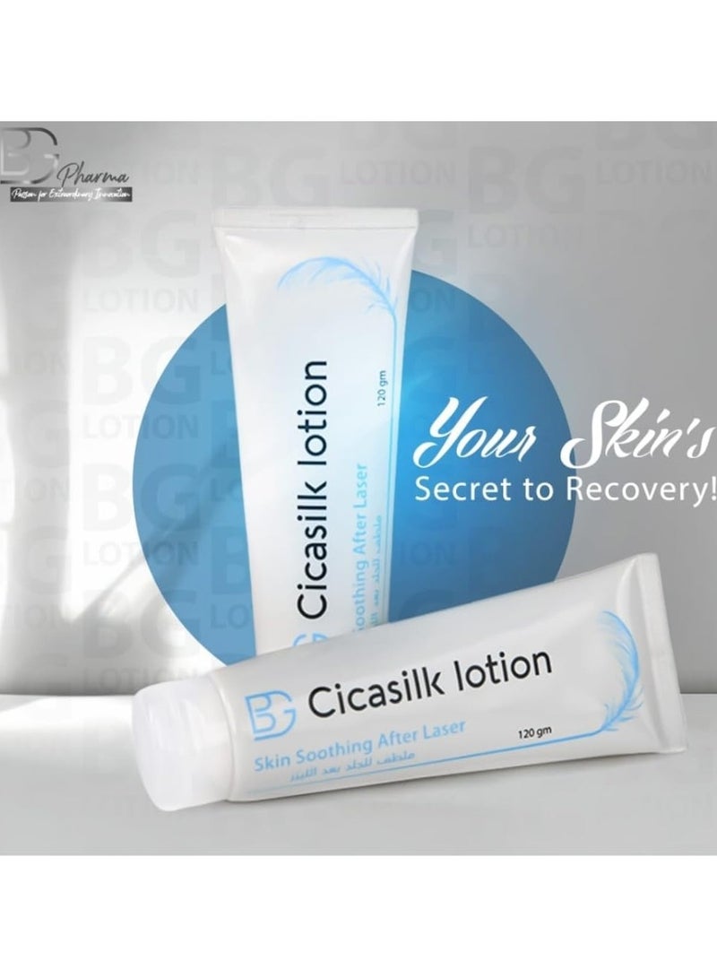 BG Cica Silk Lotion – Lightweight Hydrating & Soothing Lotion – Calms Sensitive Skin & Strengthens Skin Barrier – Daily Skincare – 50g - Image 4