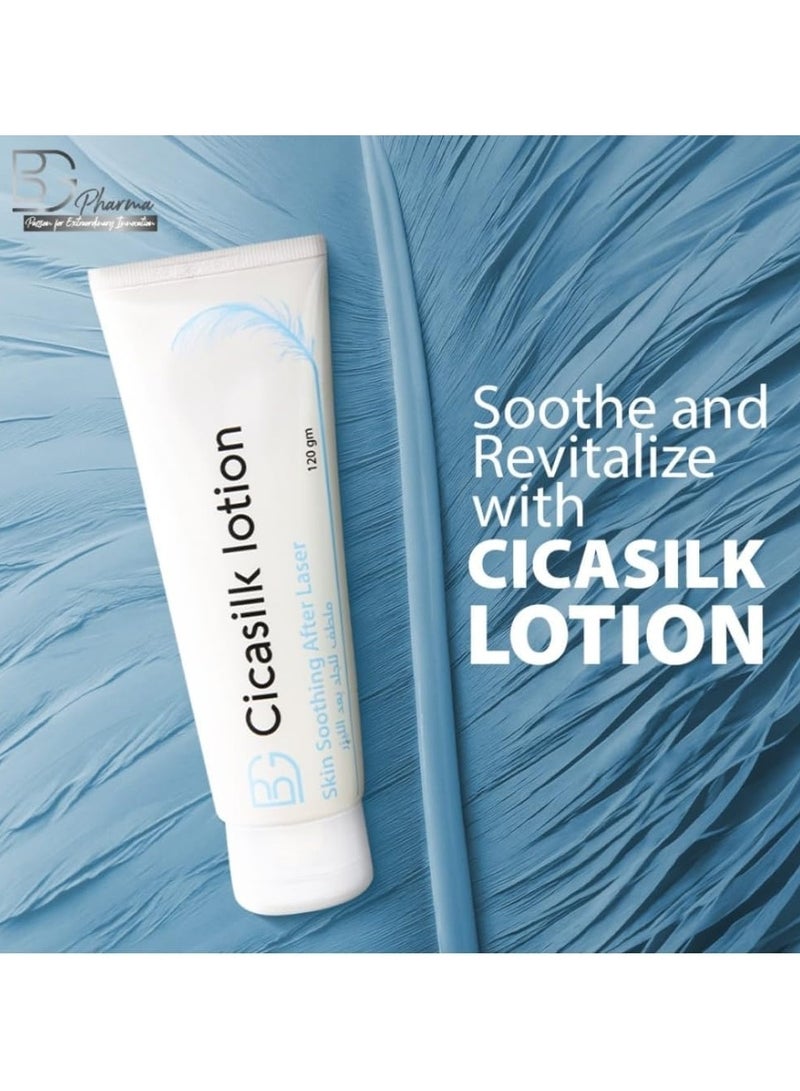 BG Cica Silk Lotion – Lightweight Hydrating & Soothing Lotion – Calms Sensitive Skin & Strengthens Skin Barrier – Daily Skincare – 50g - Image 3