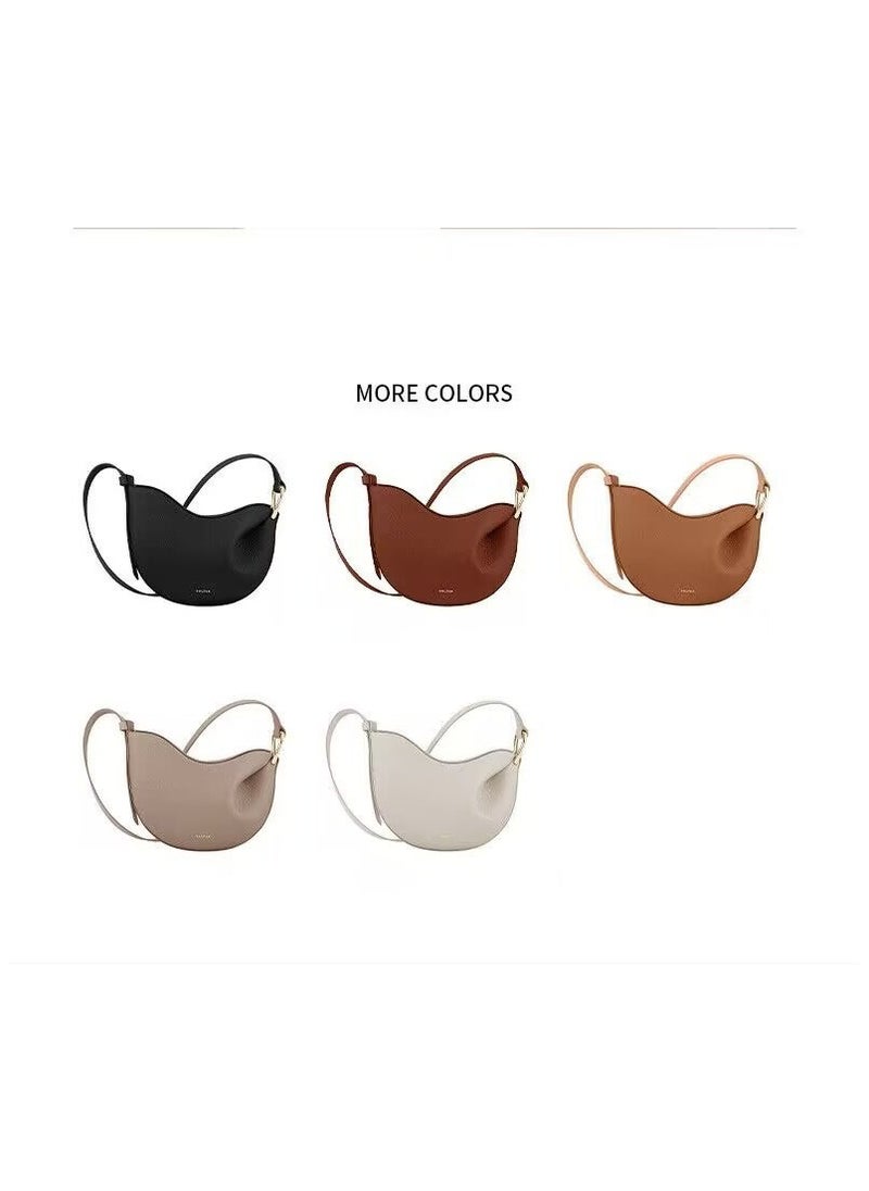 NIBEMINENT - Polene pea bag genuine leather one-shoulder crossbody bag - Image 1