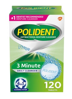 Polident Polident 3 Minute Denture Cleanser Tablets - 120 Count  - Image 1