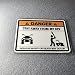 DXYMOO Warning Stay Away from My ATV Car Stickers Serious Injury Graphics Wrap Decal Creative Bumper Scratch Cover Tape 13x93cm - Image 2