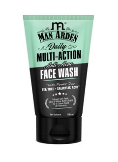 Man Arden Man Arden Daily Multi-Action Anti Acne Face Wash For Oily Skin | With Power Duo Tea Tree for Acne-Prone Skin, 100 ml  - Image 1