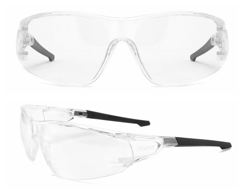 Alsenor Anti Fog Goggles Wrap-Around Shooting Safety Glasses Blue Light Blocking Protective Eyewear Ansi Z87 Cycling Glasses - Image 2