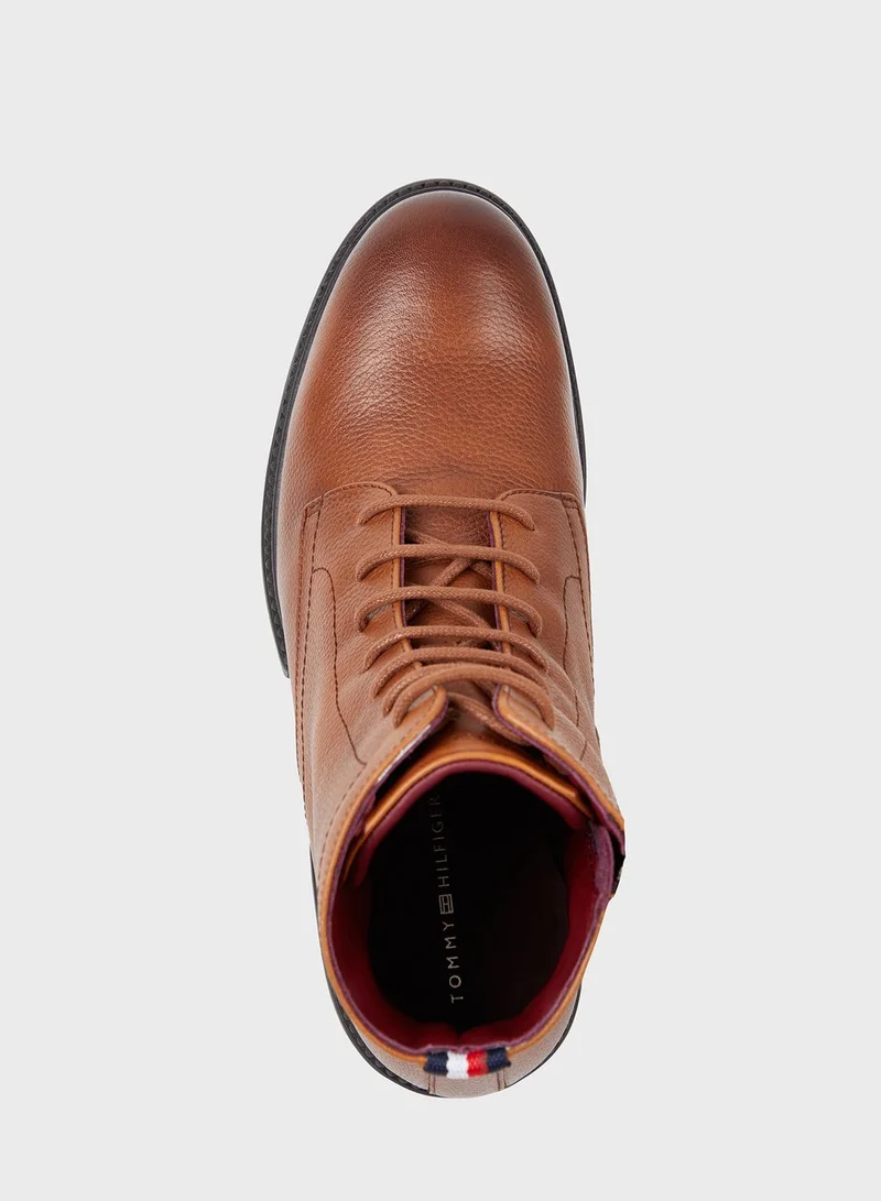 TOMMY HILFIGER Lace Up High Boots